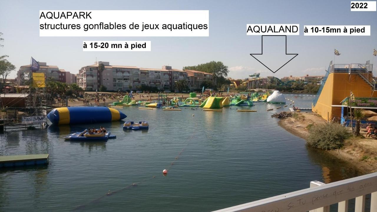 Lara 2 - T2 Balcon Piscine Lit Double & Clic-Clac Parking Pres Du Centre-Port Et Ile Loisirs آجد المظهر الخارجي الصورة
